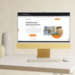 Webseitenscreenshot von Physiotherapie Berlin Wilmersdorf mit hervorgehobener Therapieangebot-Seite